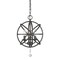 Z-Lite Tull 3 Light Chandelier, Matte Black 458-12MB - alternate 7